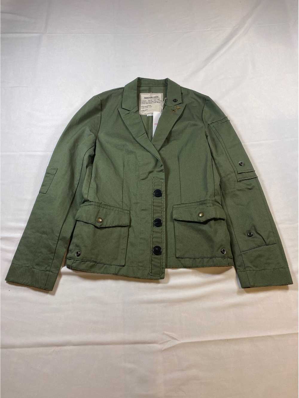 Zadig & Voltaire Olive Blazer Size S
